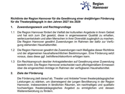 Vorschau auf die Richtlinie