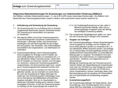 Vorschau ANBest-I