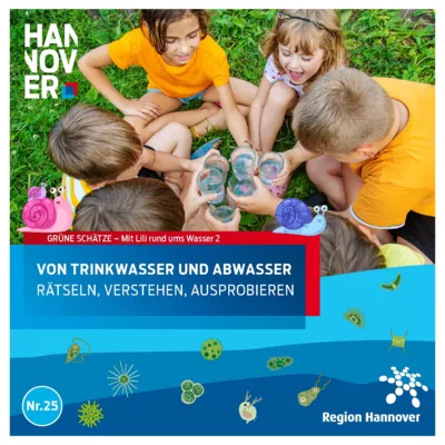Titelbild der Broschüre "Von Trinkwasser und Abwasser"