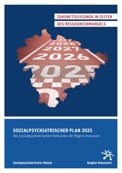 Titelbild der Broschüre Sozialpsychiatrischer Plan 2025