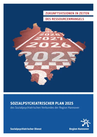 Titelbild der Broschüre Sozialpsychiatrischer Plan 2025
