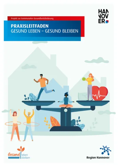 Titelbild einer Brosch&uuml;re mit gezeichneten Elementen
