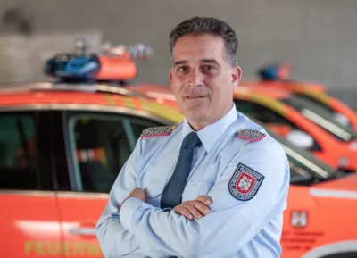 Stadtbrandmeister Abschnittsbrandmeister Michael Psarrianos.
