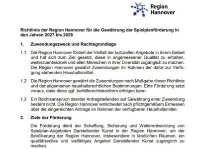 Vorschau auf die Richtlinie