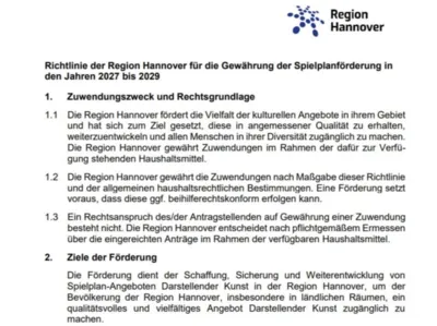 Vorschau auf die Richtlinie