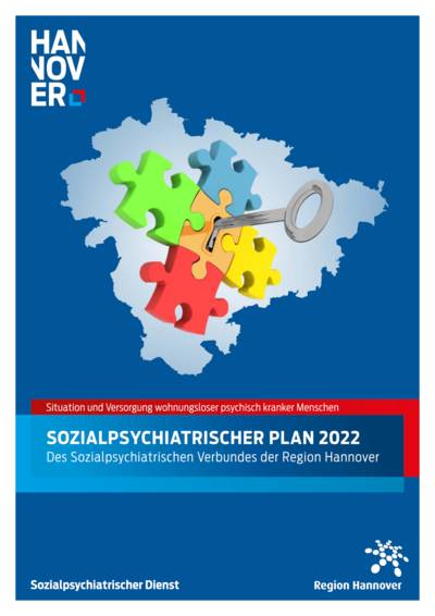Titelbild der Brosch&uuml;re "Sozialpsychiatrischer Plan 2022"
