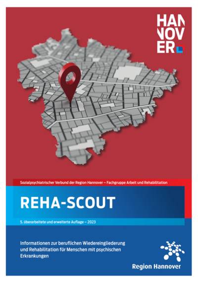 Titelbild der Broschüre Reha-Scout