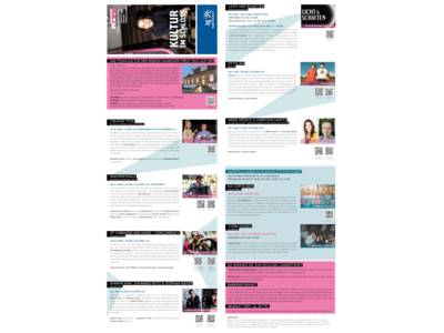 Vorschau auf das Programm Kultur im Schloss Region Hannover