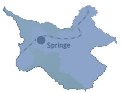 Gebiet der Gemeinde Springe
