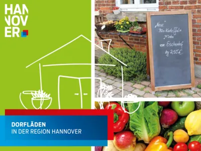 Vorschau auf die Broschüre "Dorfläden in der Region Hannover"