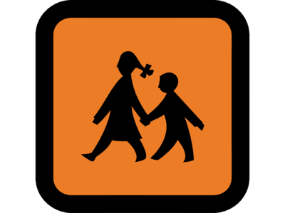 Schulbus-Schild