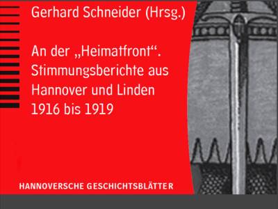 Beiheft 7 Hannoversche Geschichtsblätter