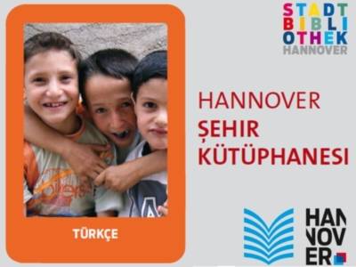 Bibliotheksflyer in türkischer Sprache