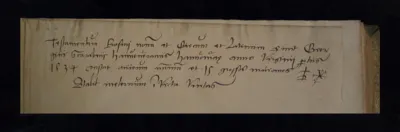 Handschriftliches Exlibris 
