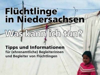 Broschürencover "Flüchtlinge in Niedersachsen"