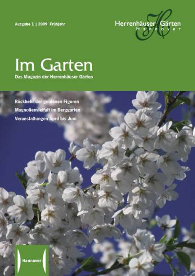 Die Titelseite der Ausgabe 1/2009 von "Im Garten"