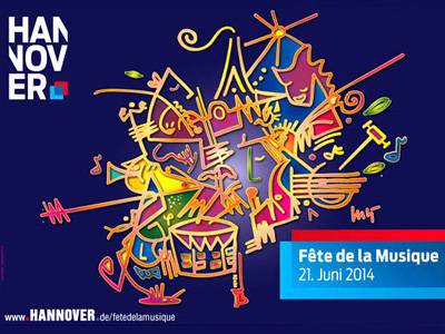 Plakat Fête de la Musique 2014