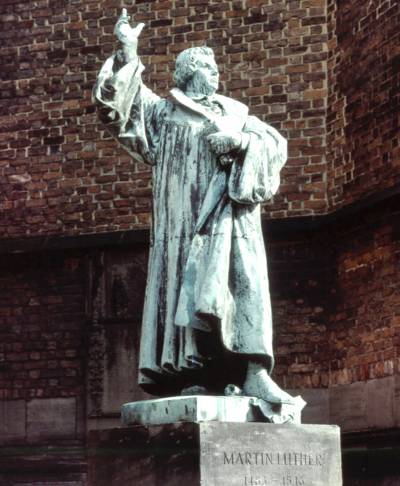 Martin Luther-Denkmal an der Marktkirche