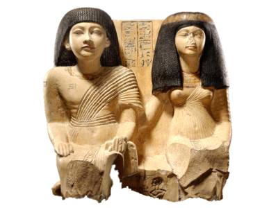 Ein ägyptisches Kunstwerk: Ki-nebu und Isis, 20. Dynastie (um 1140 v. Chr.)