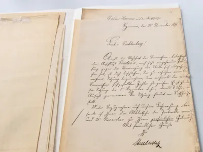 Eine Akte aus dem Jahr 1889