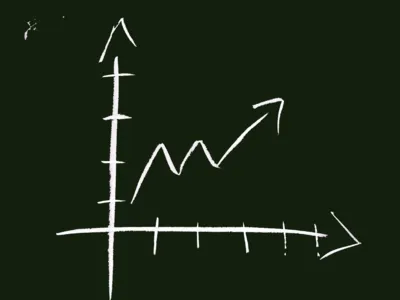 Grafische Dartstellung eines Diagramms symbolisiert hier die Statistik