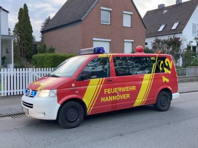 Ein Auto der Feuerwehr Hannover