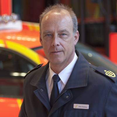 Fachbereichsleiter Direktor der Feuerwehr Dieter Rohrberg.