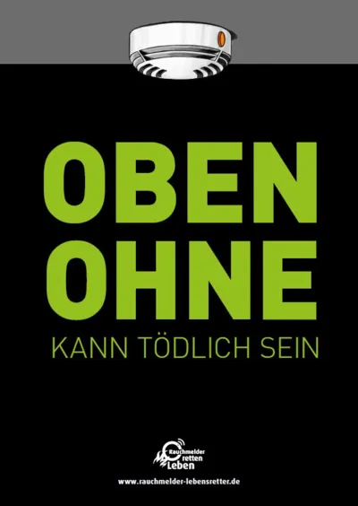 RRL Plakat Oben Ohne