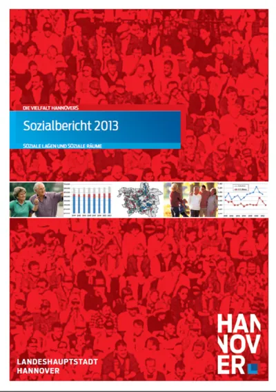 Screenshot der Titelseite des Sozialberichts 2013