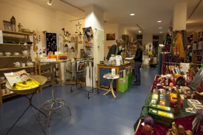 Blick in den Verkaufsraum des Allerweltsladen