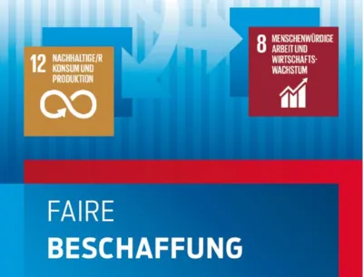 Titelbild Flyer Faire Beschaffung