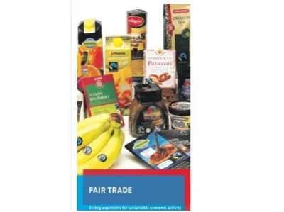 Faltblatt Fairer Handel englisch