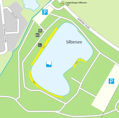 Anfahrtskizze Silbersee