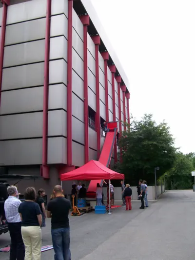 Bergungsrutsche Leibniz-Bibliothek Hannover 