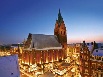 Christmas market in the old town of Hannover