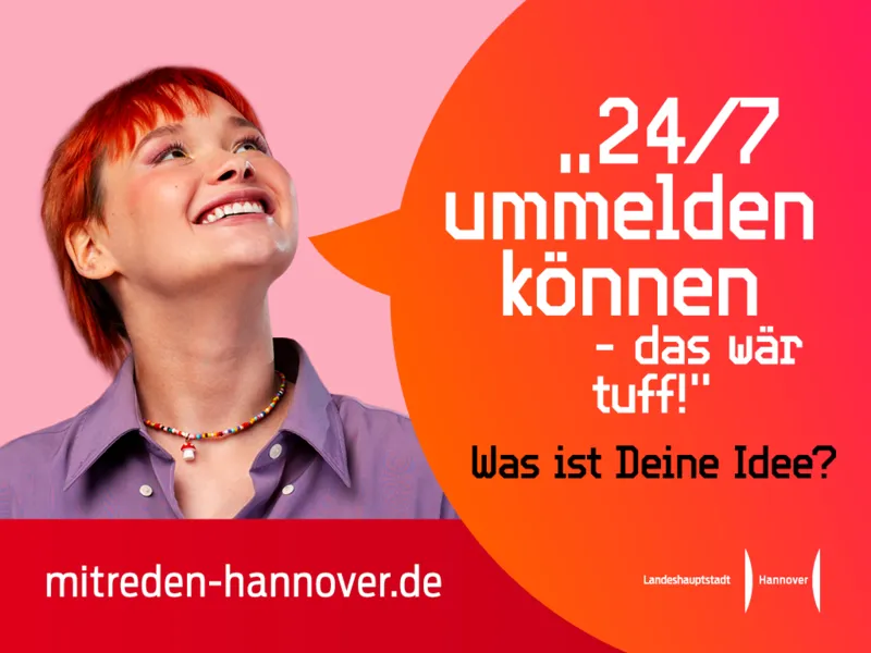 Ein Plakat.