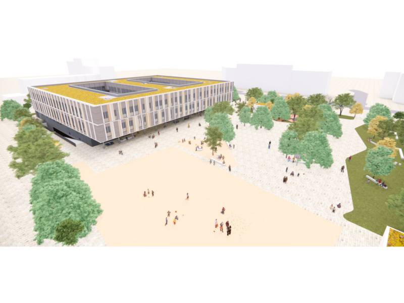 Visualisierung Neubau Gutzmannschule