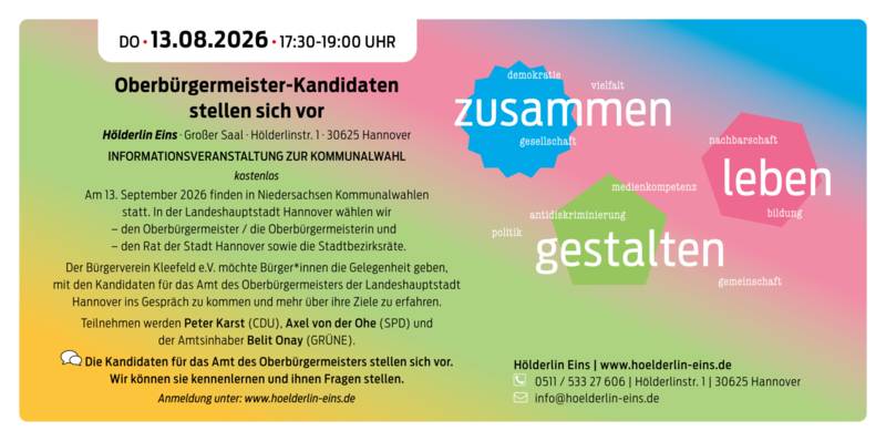 Zusammen; Leben; Gestalten; Wahl
