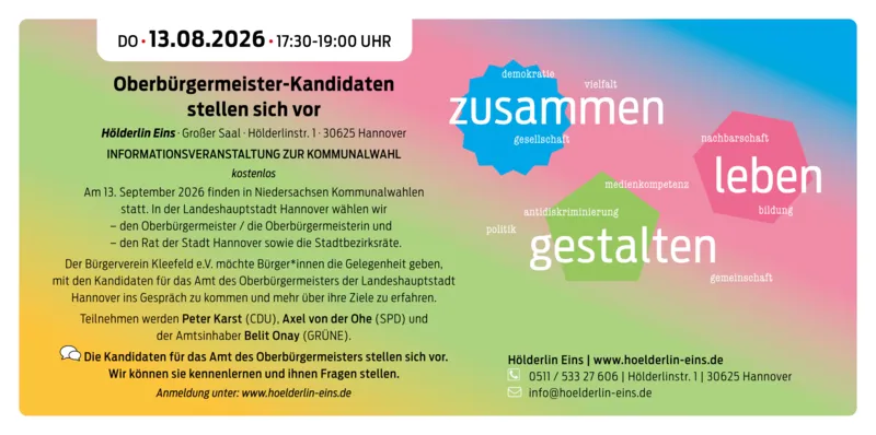 Zusammen; Leben; Gestalten; Wahl