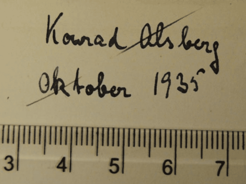 Alsberg, Konrad (Autogramm)