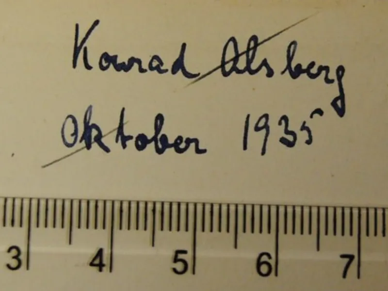 Alsberg, Konrad (Autogramm)