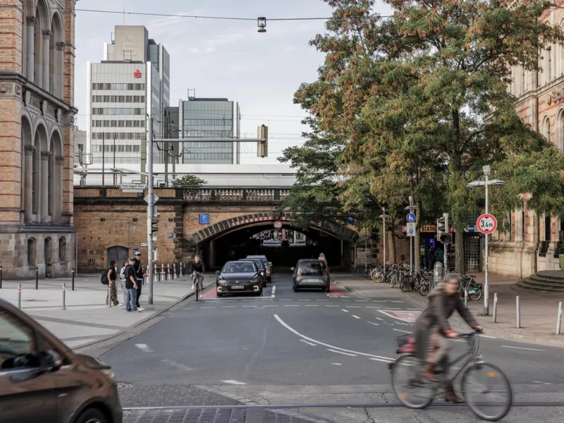Eine Unterf&uuml;hrung in einem Teil der Innenstadt von Hannover.
