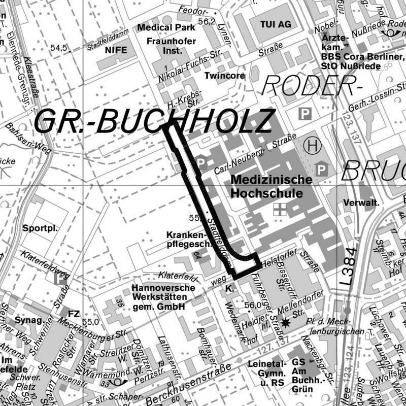 B-Plan Nr. 1941 Übersichtsplan