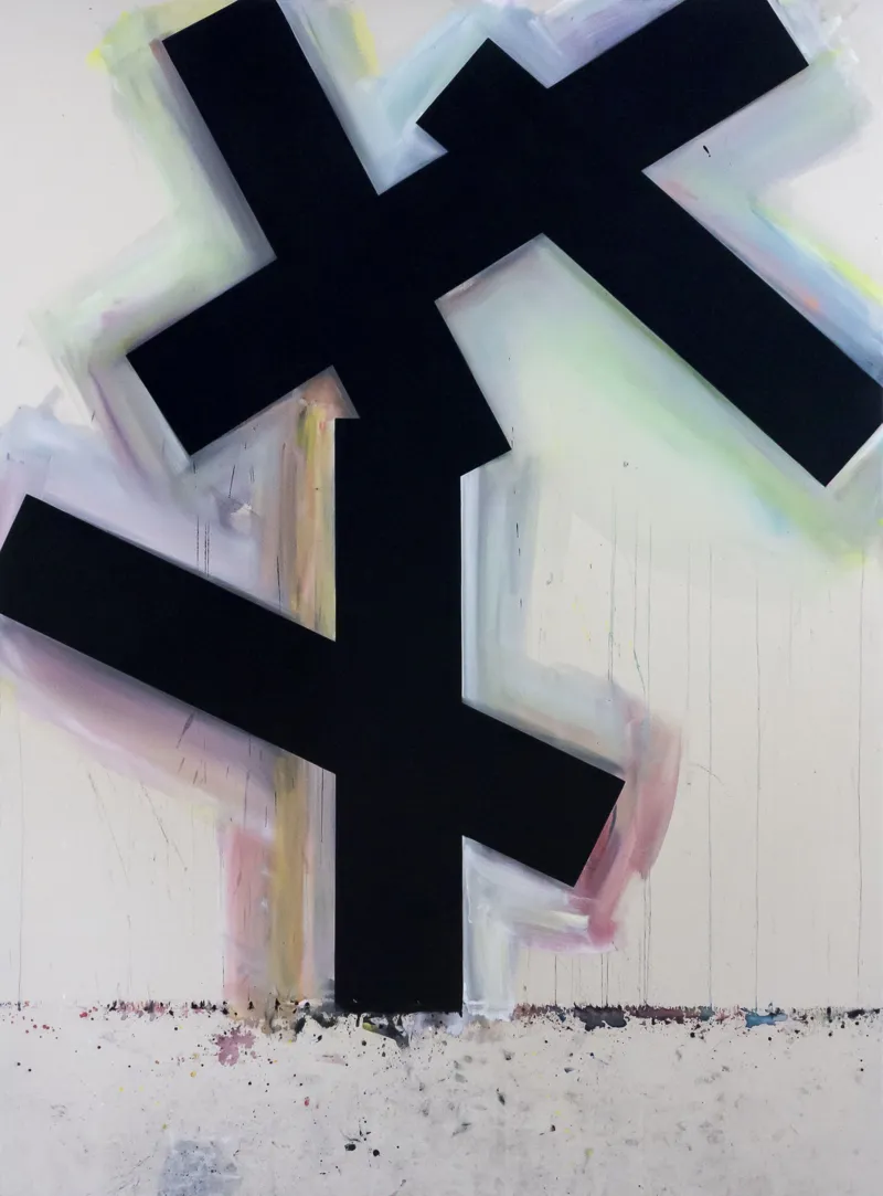 Lienhard von Monkiewitsch, Ohne Titel, 2020, &Ouml;l-Dispersion auf Leinwand, 280 x 200 cm