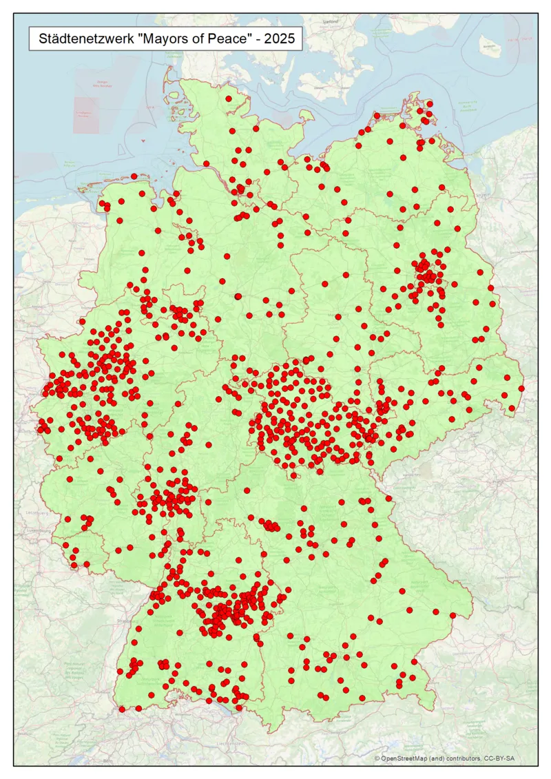 St&auml;dtenetzwerk 2025 Mayors for Peace