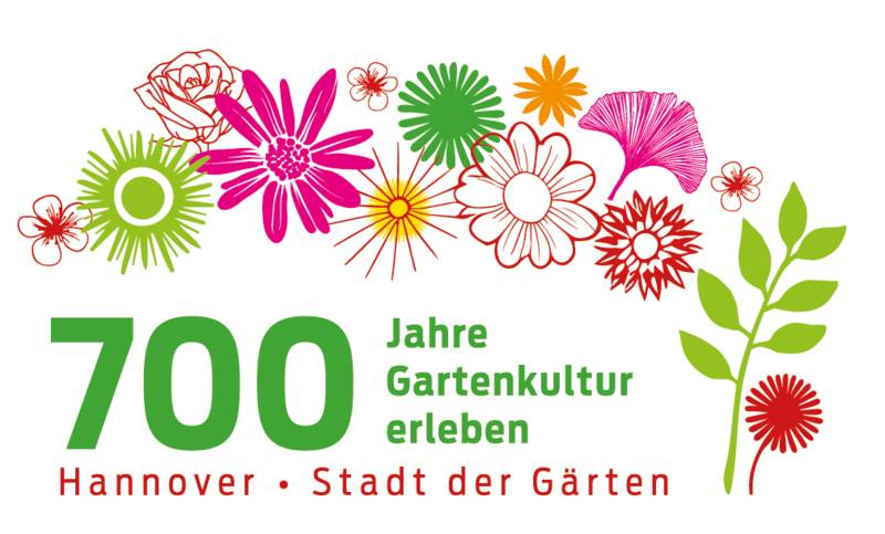 Das Logo von "700 Jahre Gartenkultur".