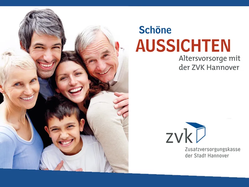 Junge und alte Menschen freuen sich &uuml;ber die Angebote der Zusatzversorgungskasse