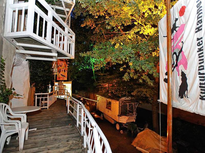 Blick in einen Garten