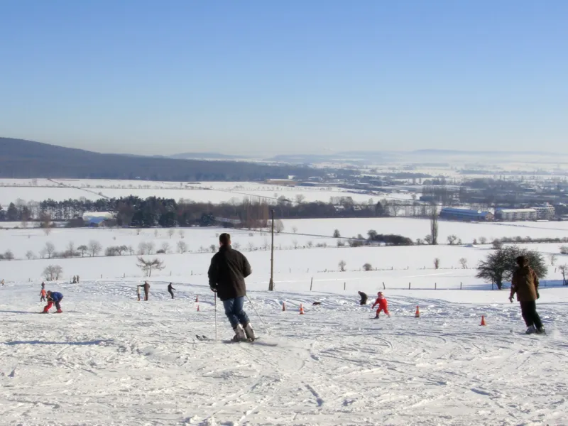 Skibetrieb am Deister.