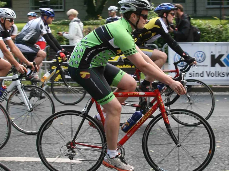M&auml;nner auf Fahrr&auml;dern